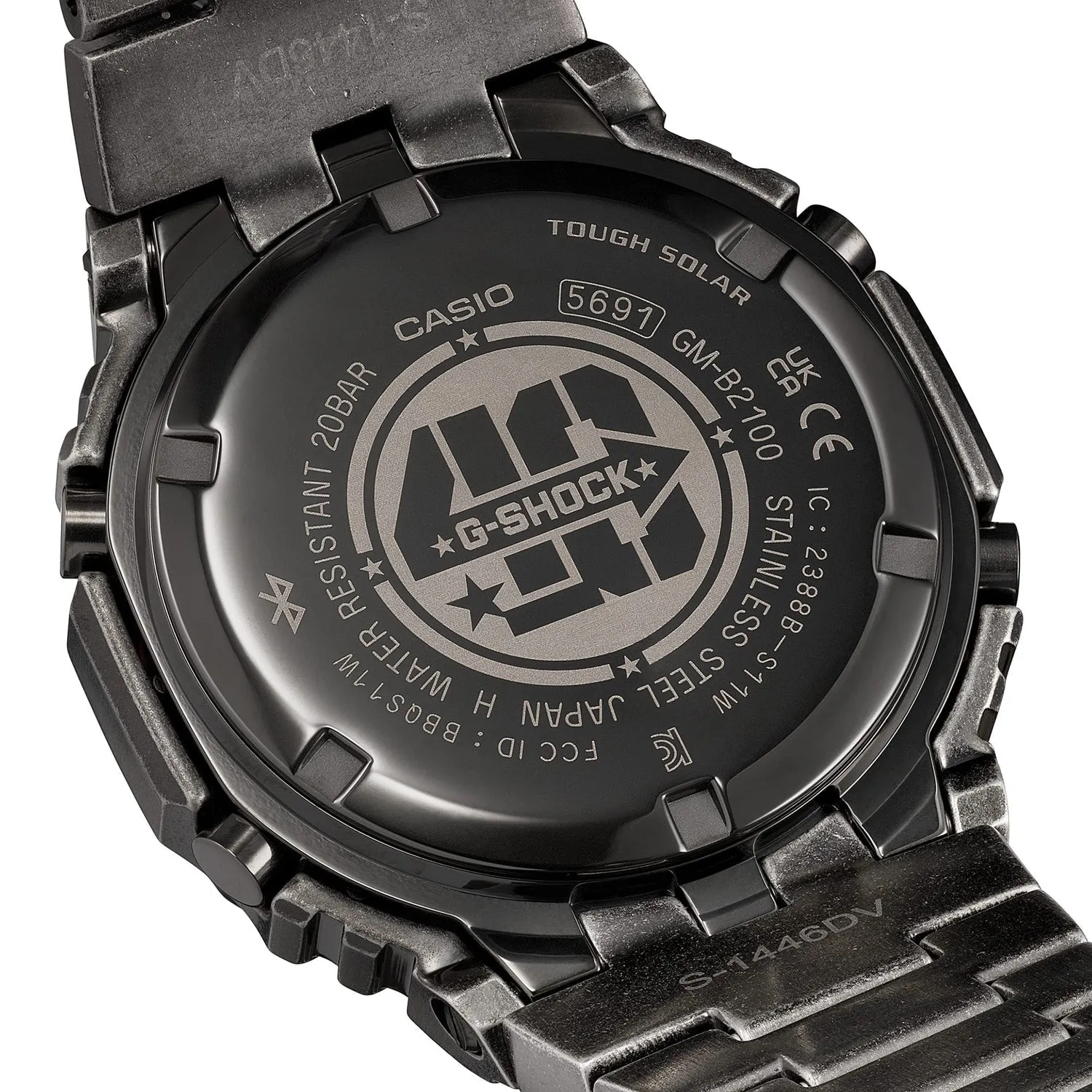 Casio G-Shock 2100 Porter-Yoshida & Co. Japan Full Metal Black GMB2100VF-1A