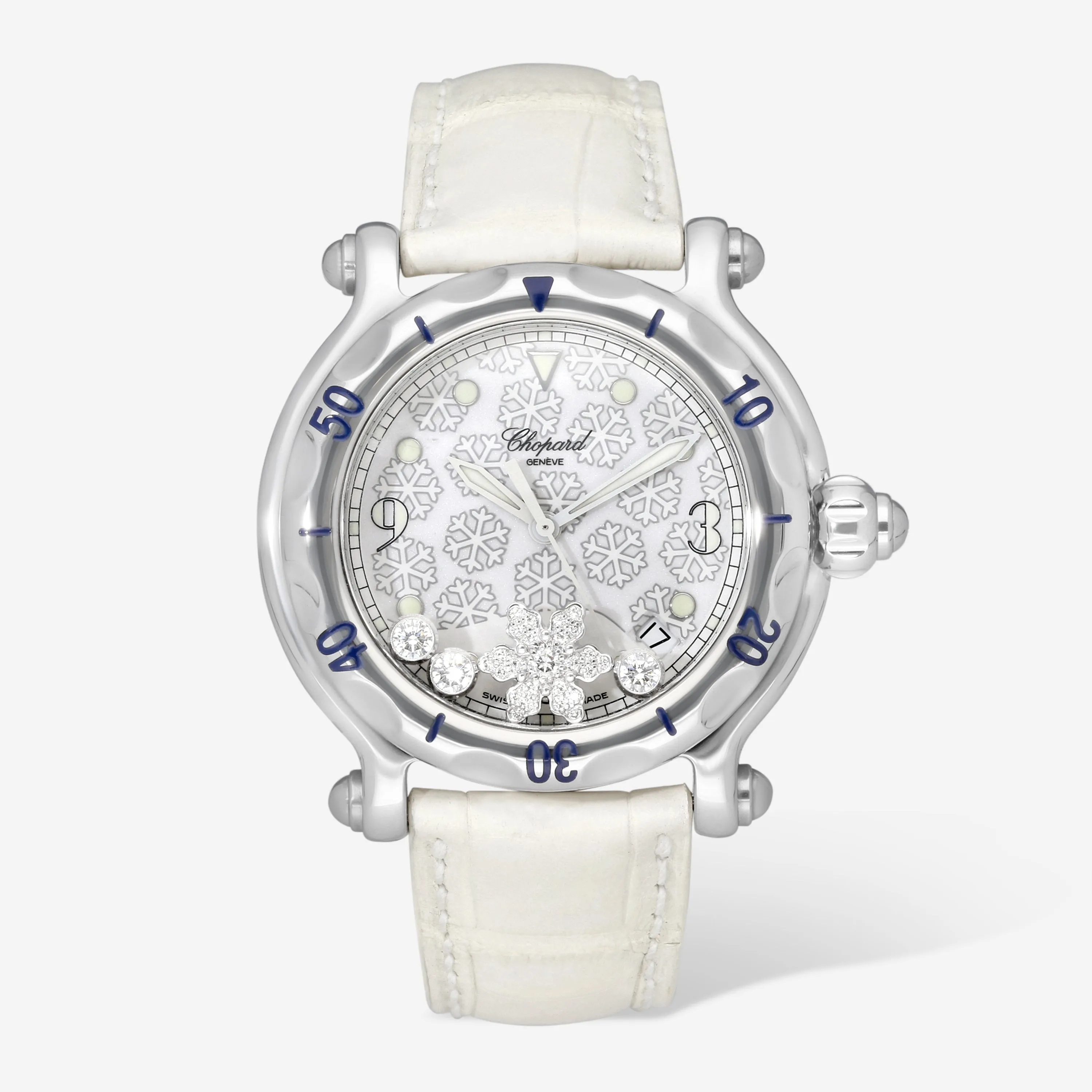 Chopard Happy Sport Snowflakes Stainless Steel Quartz Ladies Watch 288948-3001