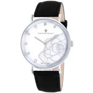Christian Van Sant Women's Fleur White MOP Dial Watch - CV2210