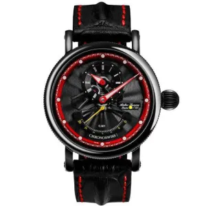 Chronoswiss open gear clock resec limited edition 50pezzi 44mm Black Automatic Steel Finish DLC Black CH-6925-BKRE