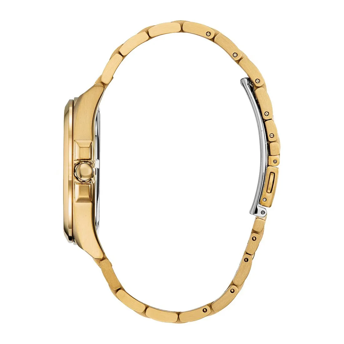 Citizen Corso Mens Eco Drive Gold Tone Diamond and Blue Dial Watch