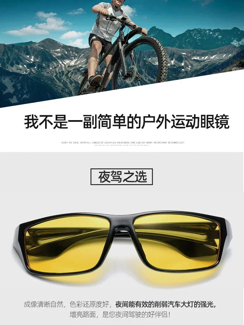 Classic Night Vision Glasses Men Anti-Glare Yellow Lens Sunglasses Women Night Driving Glasses UV400 2024 New In