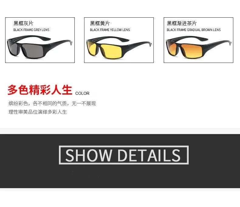 Classic Night Vision Glasses Men Anti-Glare Yellow Lens Sunglasses Women Night Driving Glasses UV400 2024 New In
