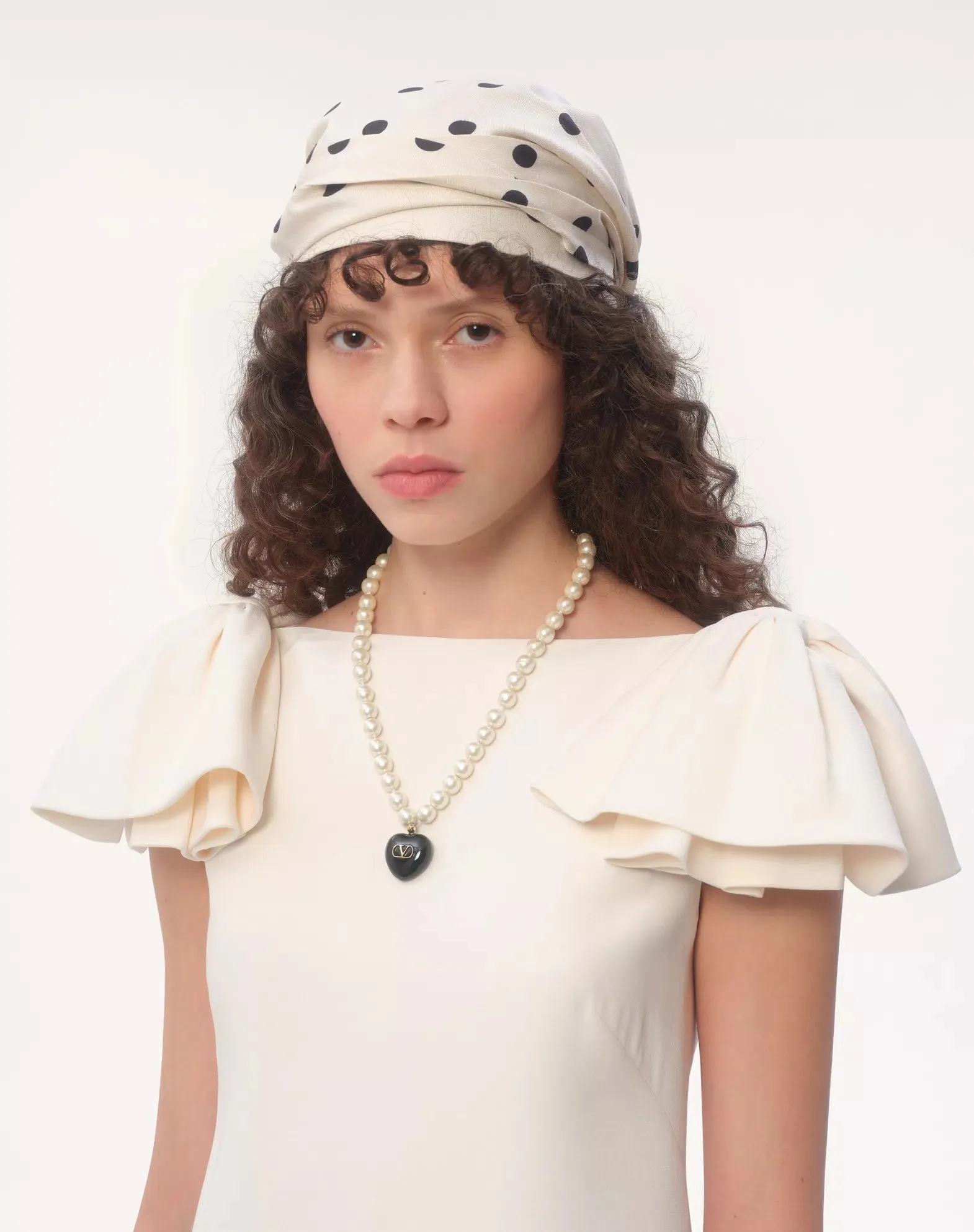 Coeur Royal Necklace In Metal, Enamel And Beads