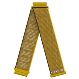 COROS 20mm Nylon Watch Band - Yellow