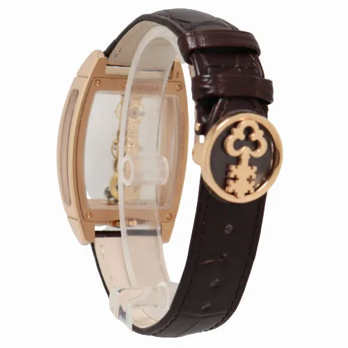 Corum Men's Golden Bridge Classic Rose Gold 51mm Skeleton Dial Watch Reference #B113/03853