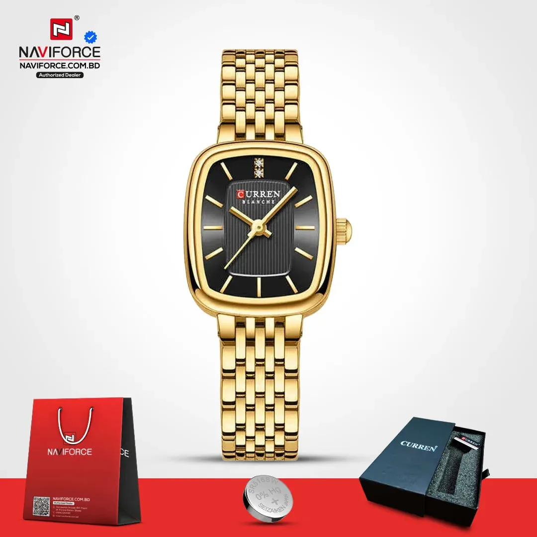 Curren 9093 For Women - Gold Black