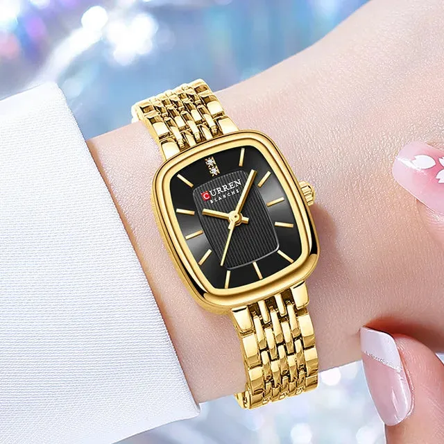 Curren 9093 For Women - Gold Black