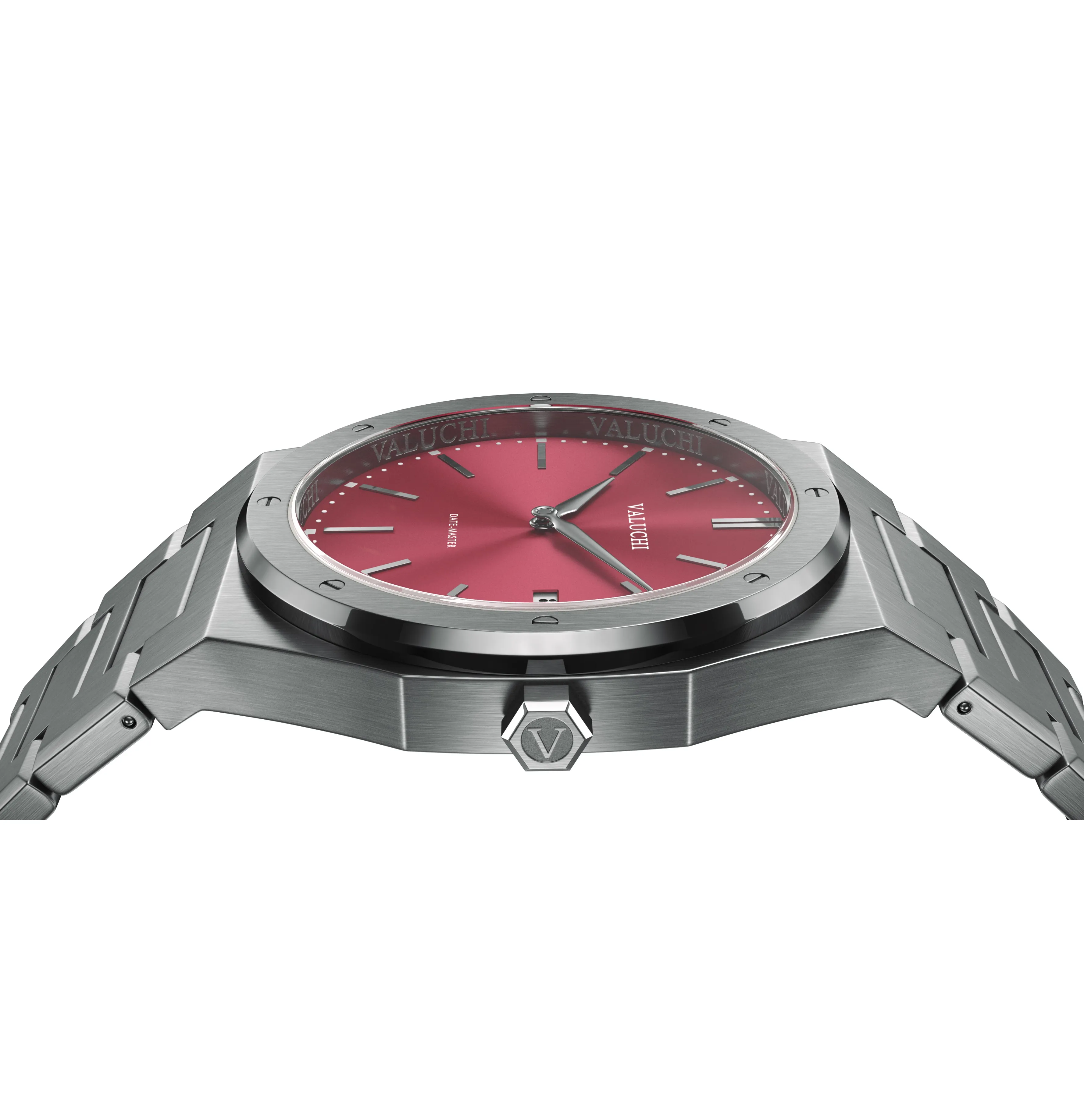 Date Master - Silver Red - 40mm
