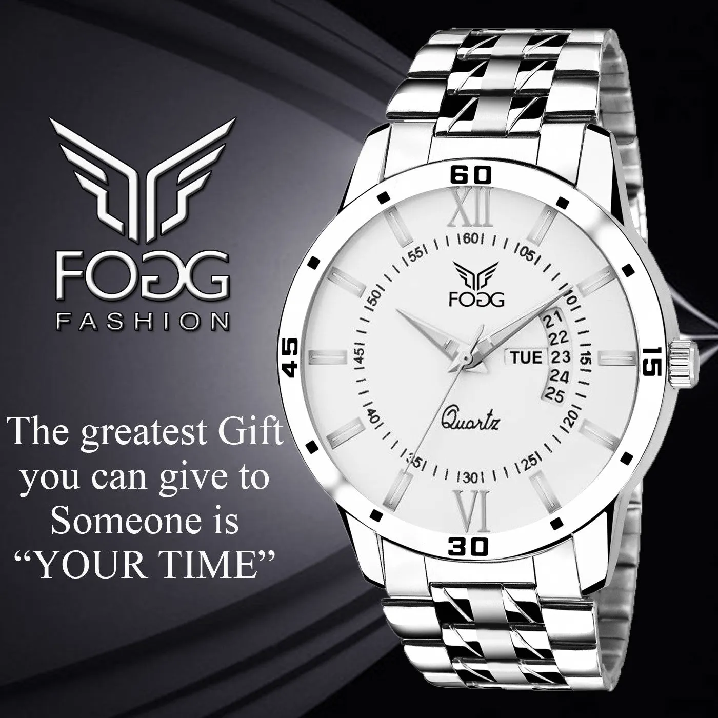 Day and Date Analog Watch  - For Men