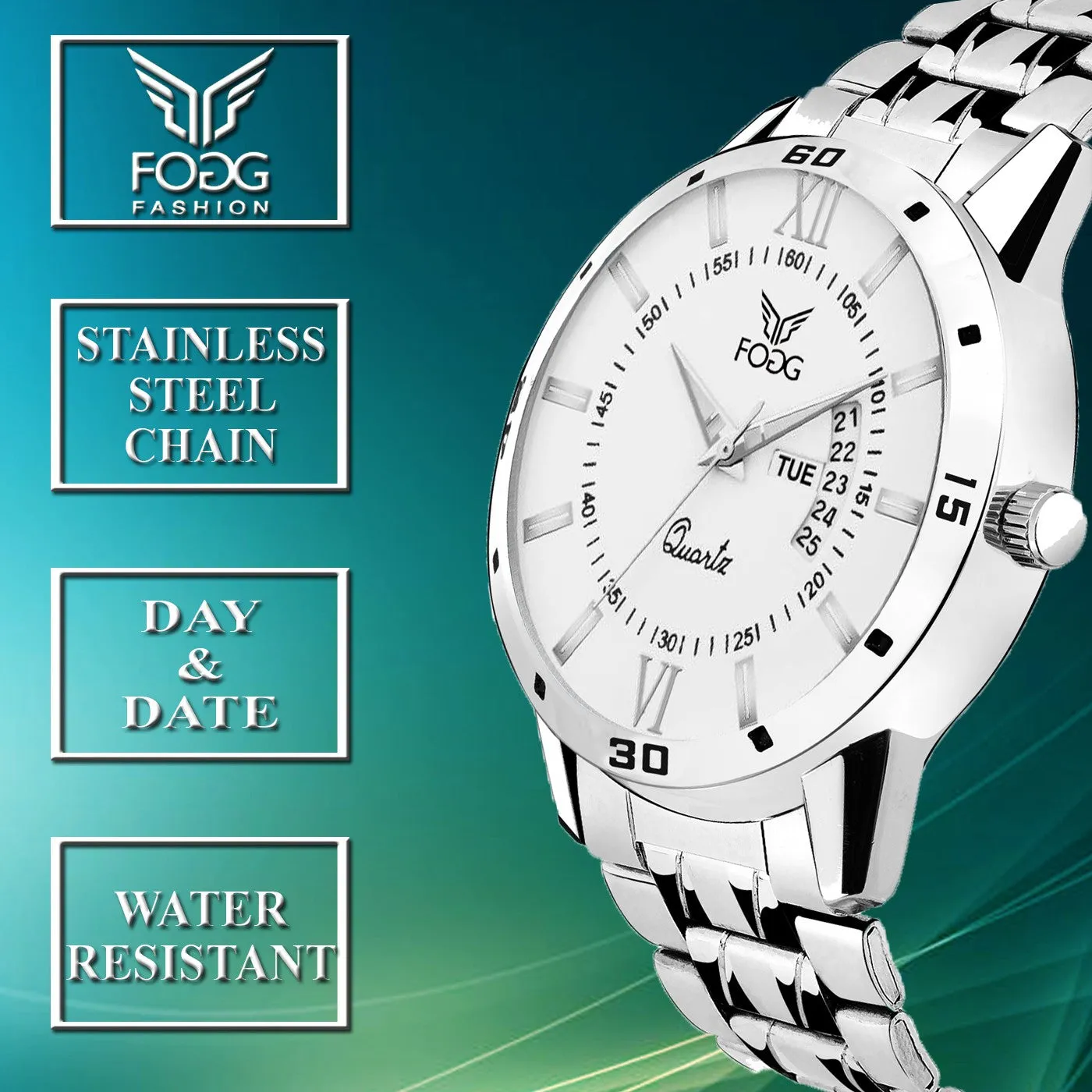 Day and Date Analog Watch  - For Men