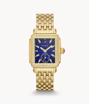 Deco Madison Mid 18K Gold Diamond Watch