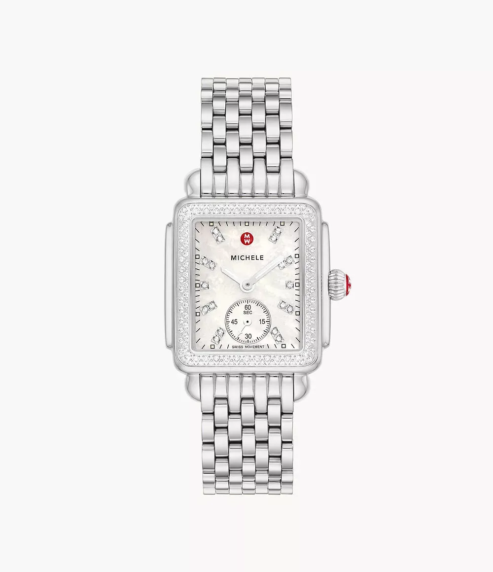 Deco Mid Diamond Stainless Steel Watch