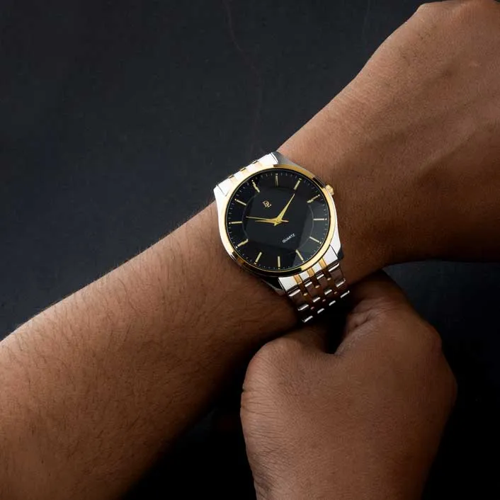 Delawrence Crystal Carve Men's watch