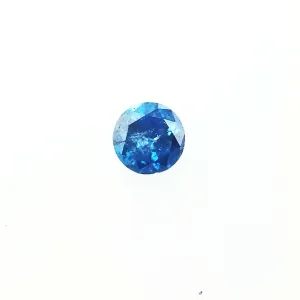 Diamond Rare FANCY VIVID BLUE Color Natural Round Brilliant Loose 0.37 Carat