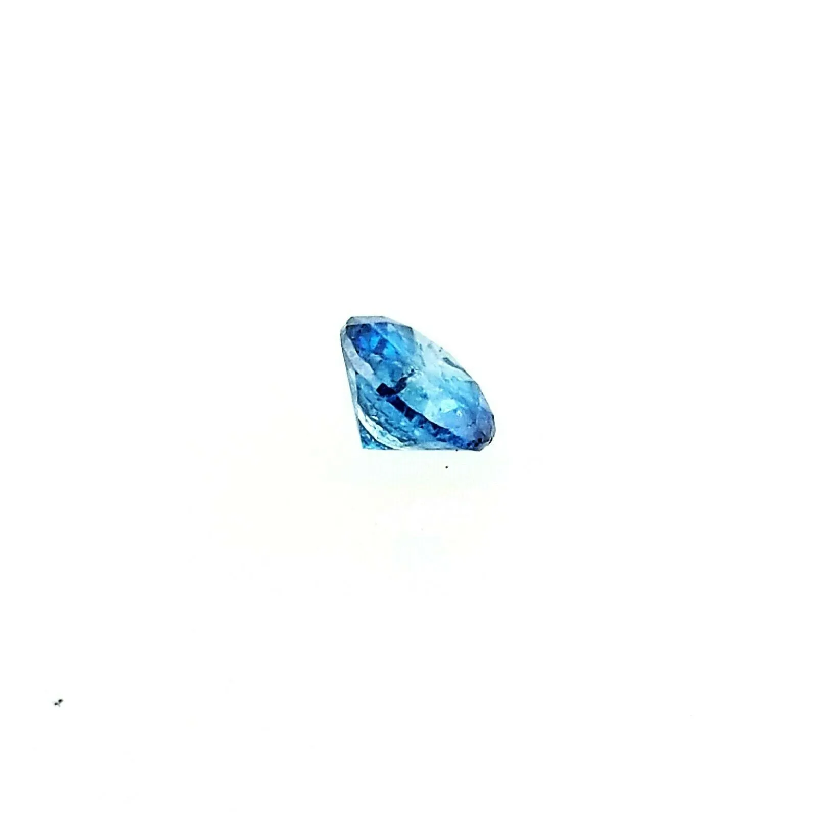 Diamond Rare FANCY VIVID BLUE Color Natural Round Brilliant Loose 0.37 Carat