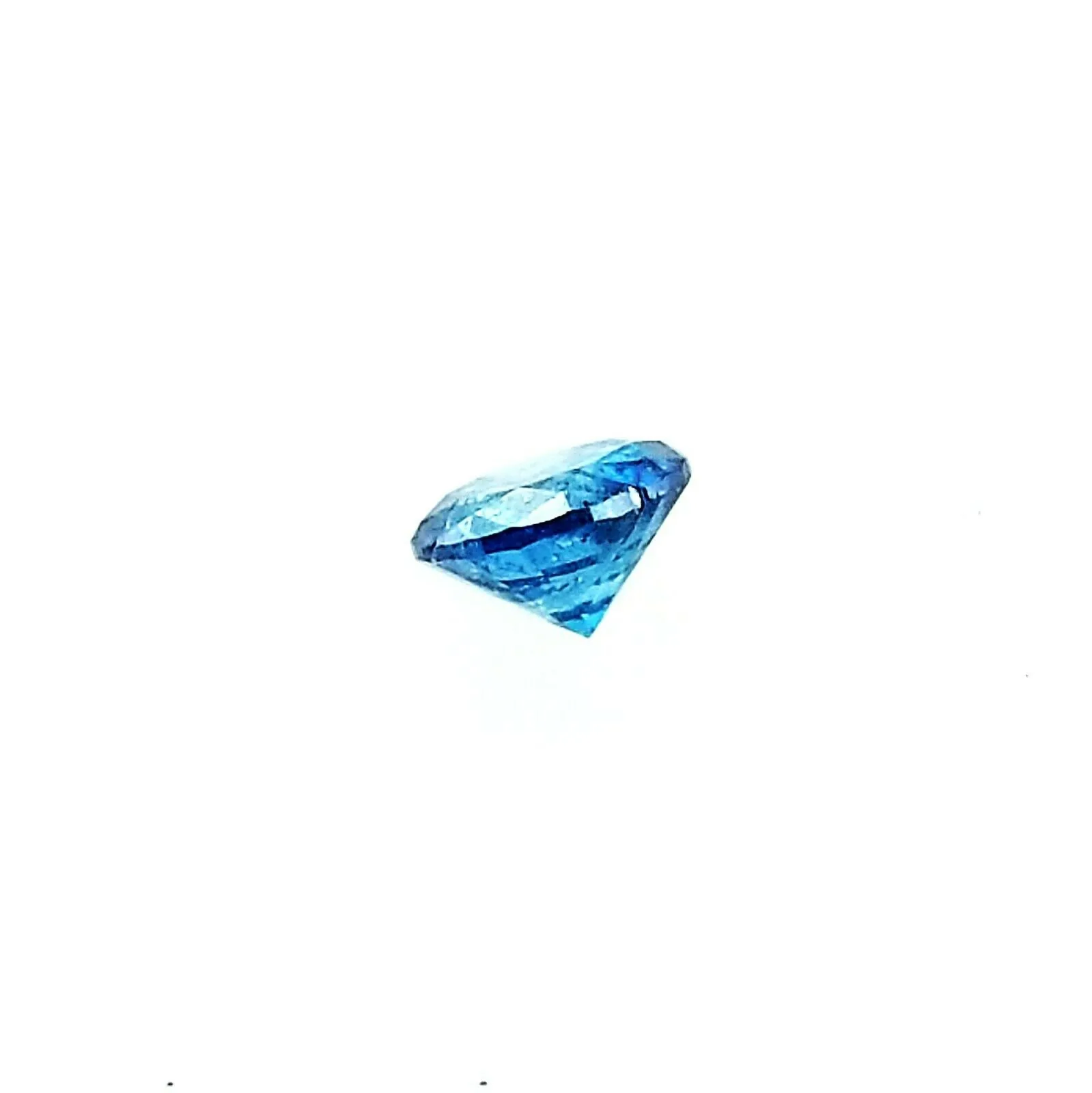 Diamond Rare FANCY VIVID BLUE Color Natural Round Brilliant Loose 0.37 Carat