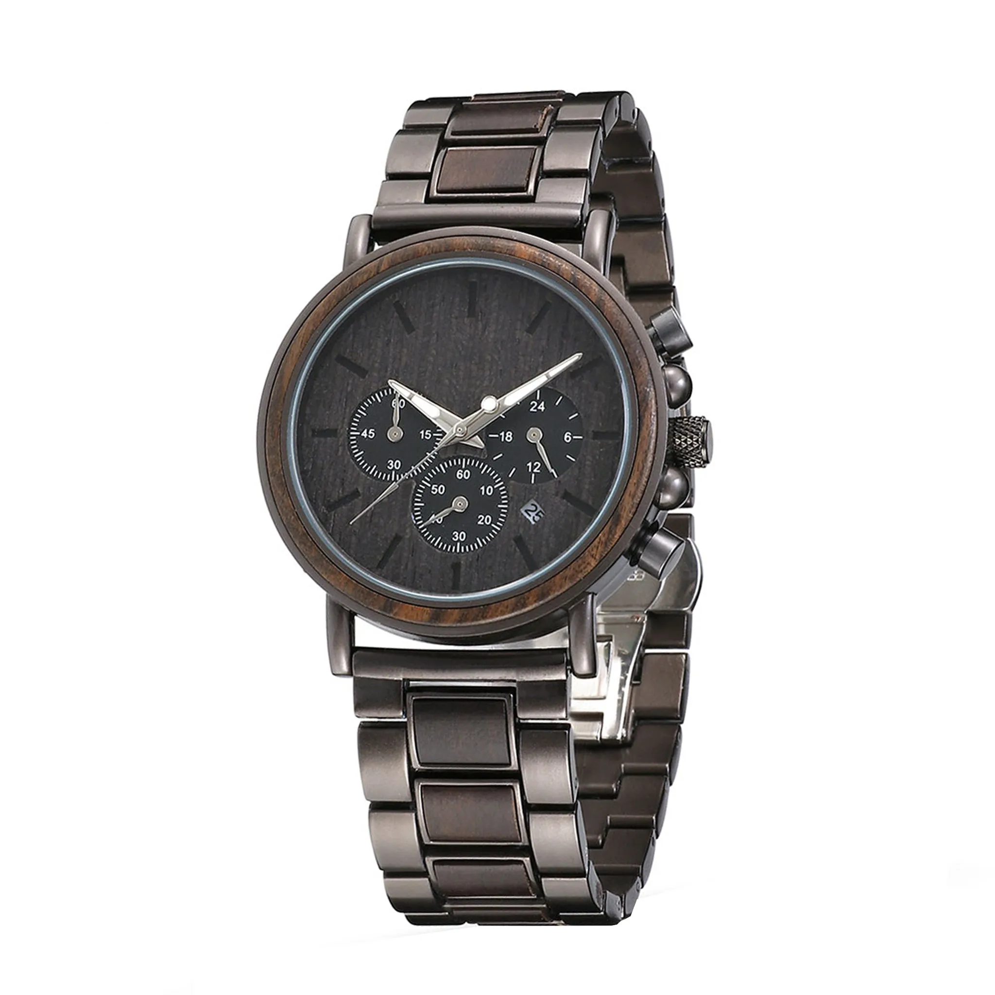 DUSKFORGE - Men Wood Watch Chronograph