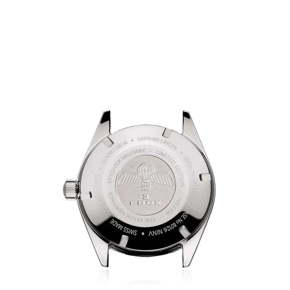 EDOX SWISS MADE 80126-3BUM-BUIN SKYDIVER DATE AUTOMATIC LIMITED EDITION