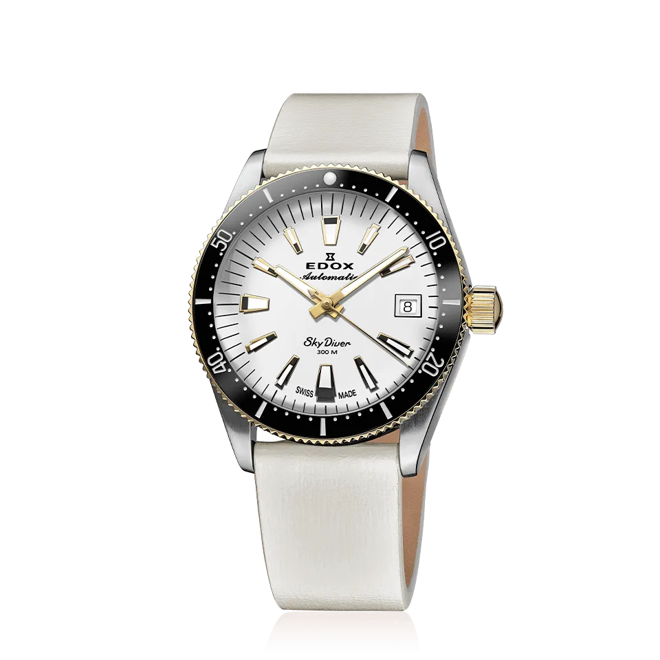 EDOX SWISS MADE 80131-357JNC-BI SKYDIVER 38 DATE AUTOMATIC SPECIAL EDITION