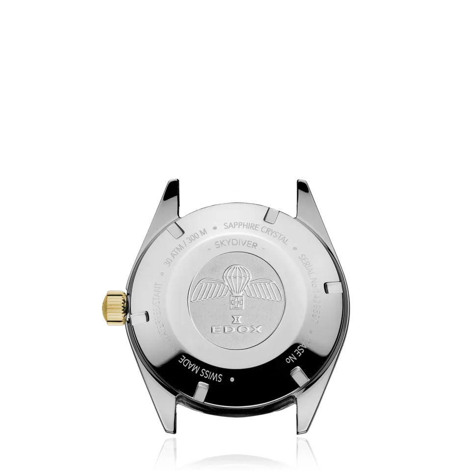 EDOX SWISS MADE 80131-357JNC-BI SKYDIVER 38 DATE AUTOMATIC SPECIAL EDITION