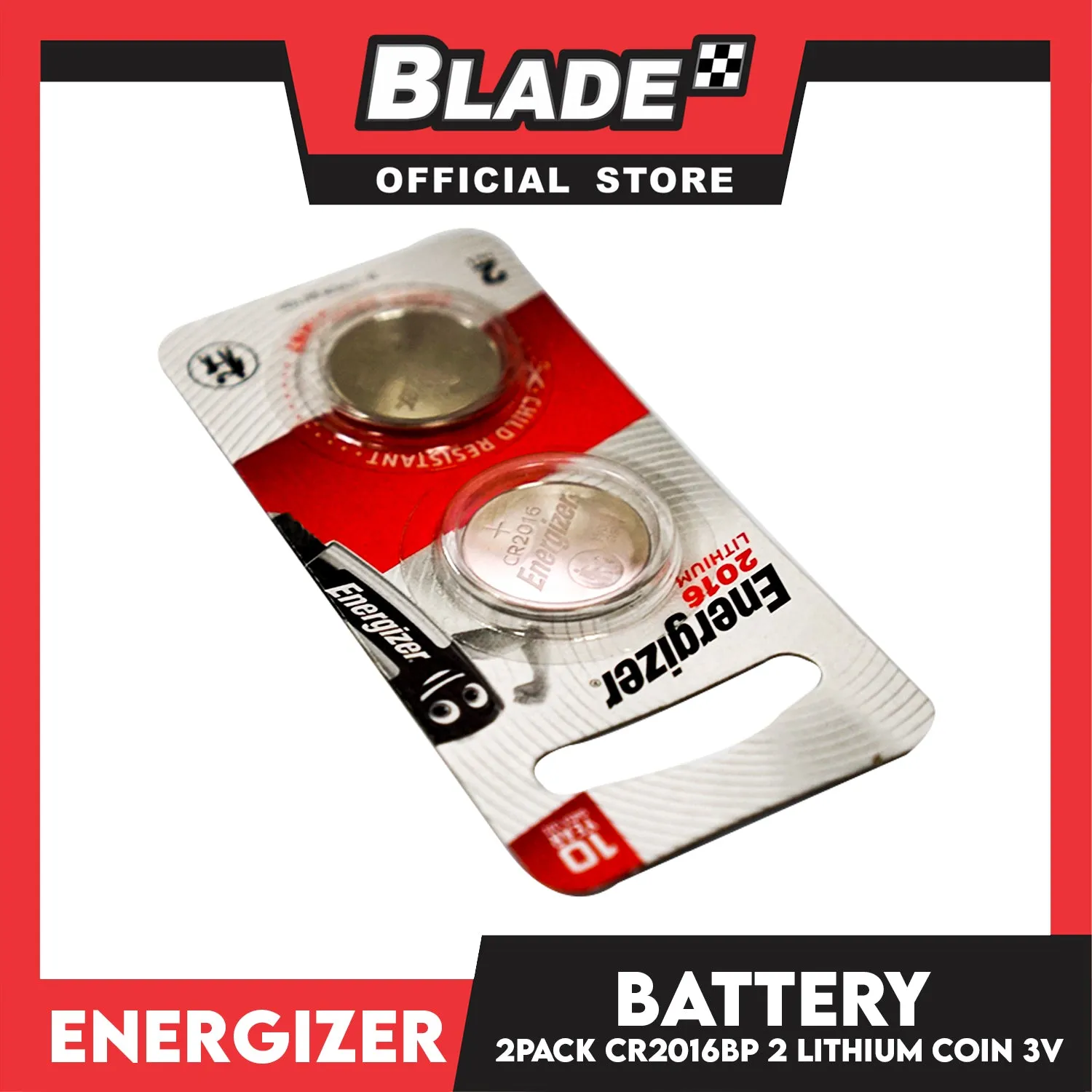 Energizer CR2016BP 2 Lithium Coin 3V