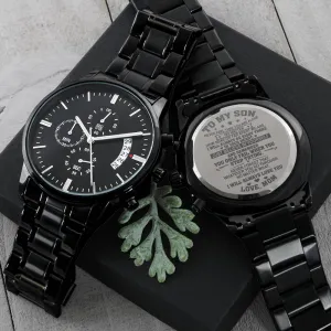 Engraved Watch For Son Gift From Mom - I Will Always Love You
