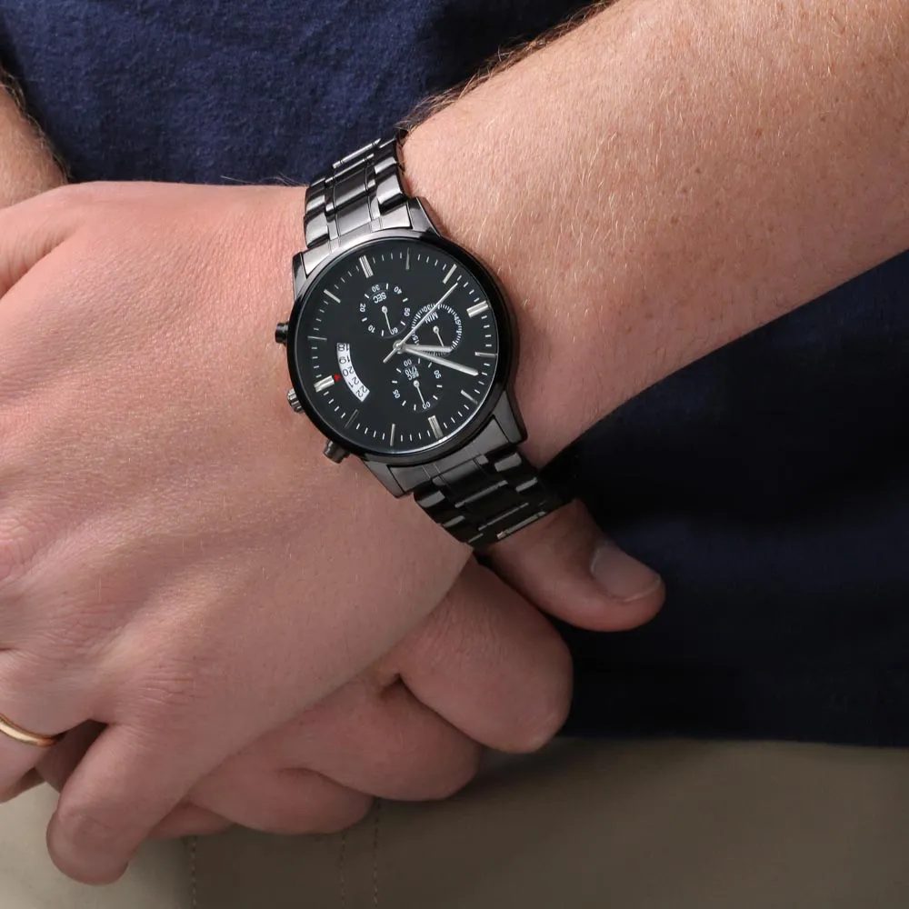 Engraved Watch For Son Gift From Mom - I Will Always Love You