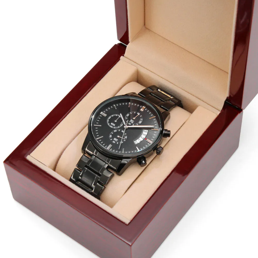 Engraved Watch For Son Gift From Mom - I Will Always Love You