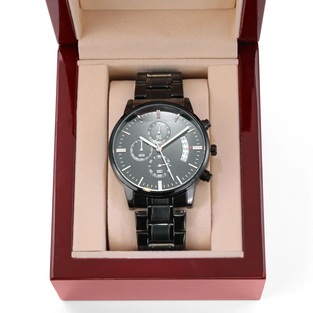 Engraved Watch For Son Gift From Mom - I Will Always Love You