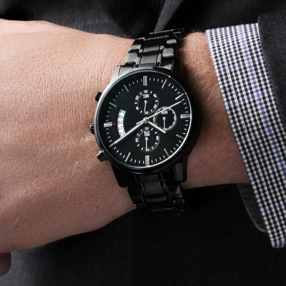 Engraved Watch For Son Gift From Mom - I Will Always Love You