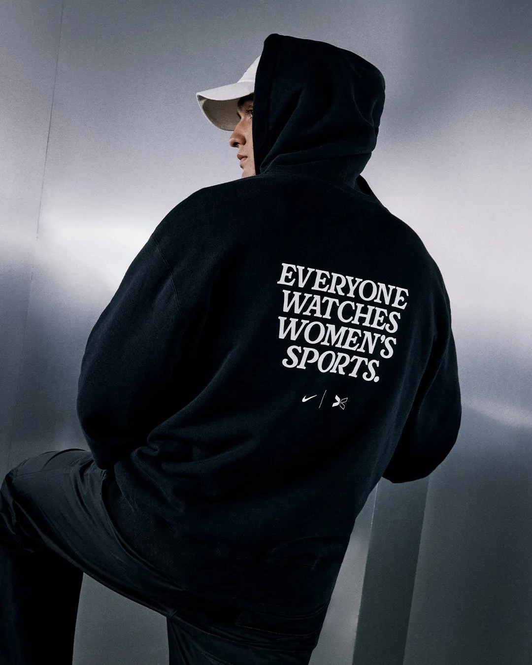 Everyone Watches Women's Sports™ Black Hoodie