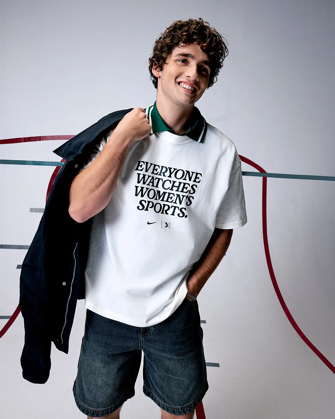 Everyone Watches Women's Sports™ White Tee