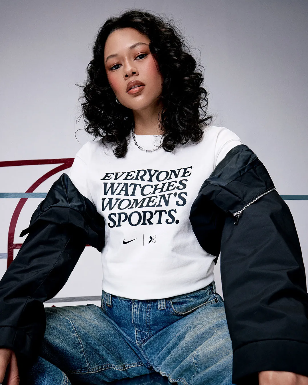 Everyone Watches Women's Sports™ White Tee
