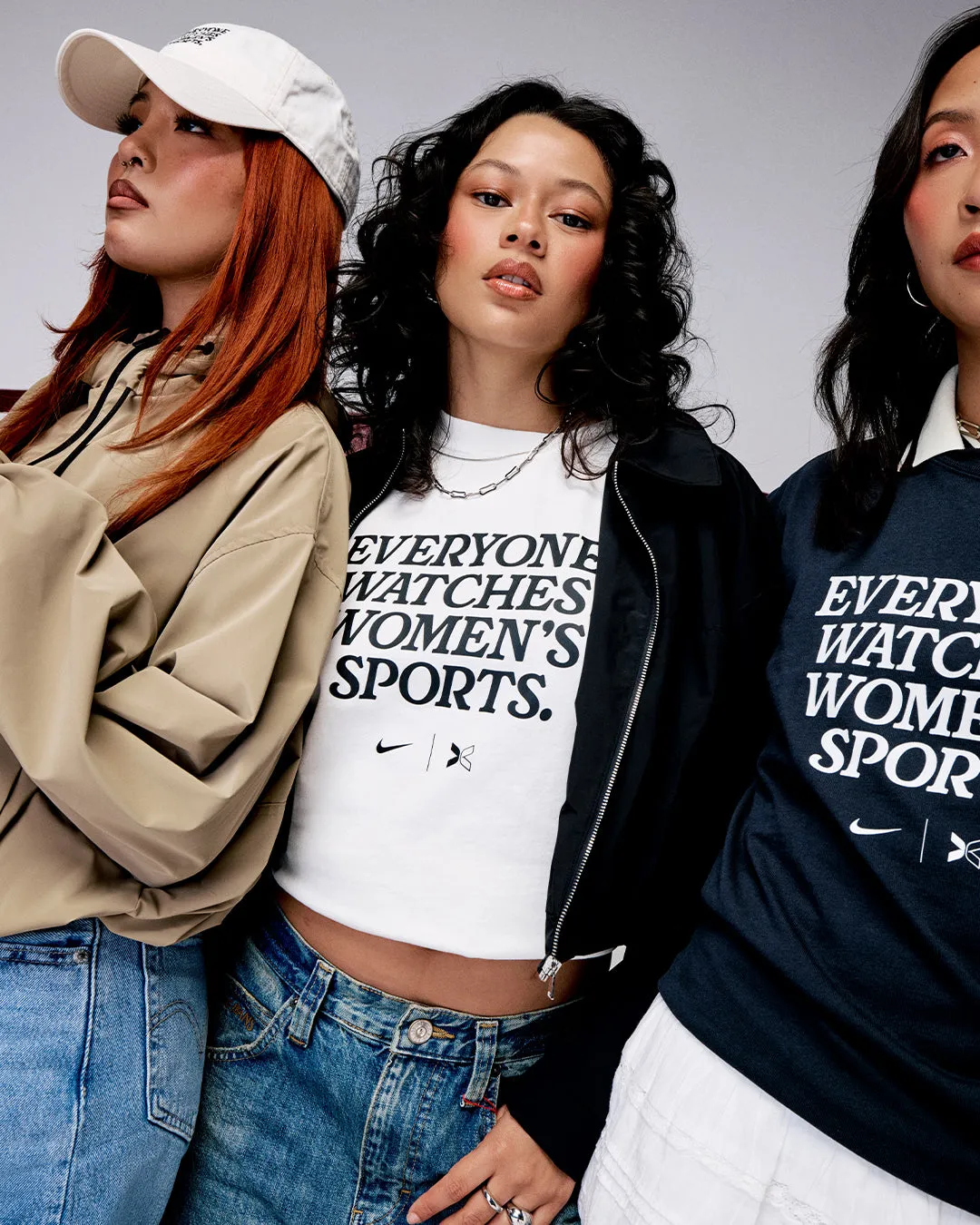 Everyone Watches Women's Sports™ White Tee