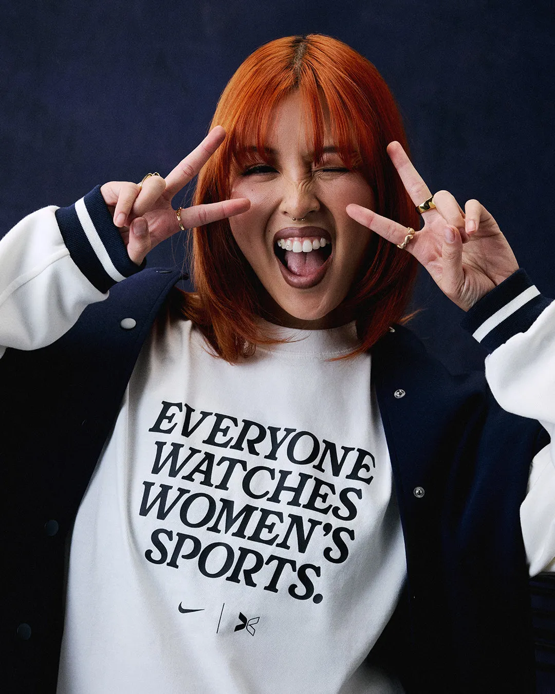 Everyone Watches Women's Sports™ White Tee