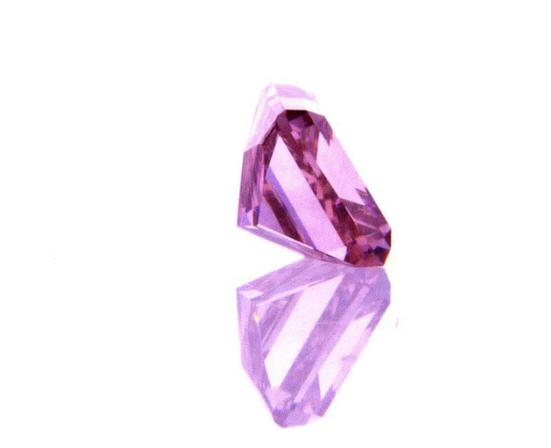 Fancy Intense Purplish Pink Loose Diamond 0.30 CT SI1 GIA Certified Radiant Cut