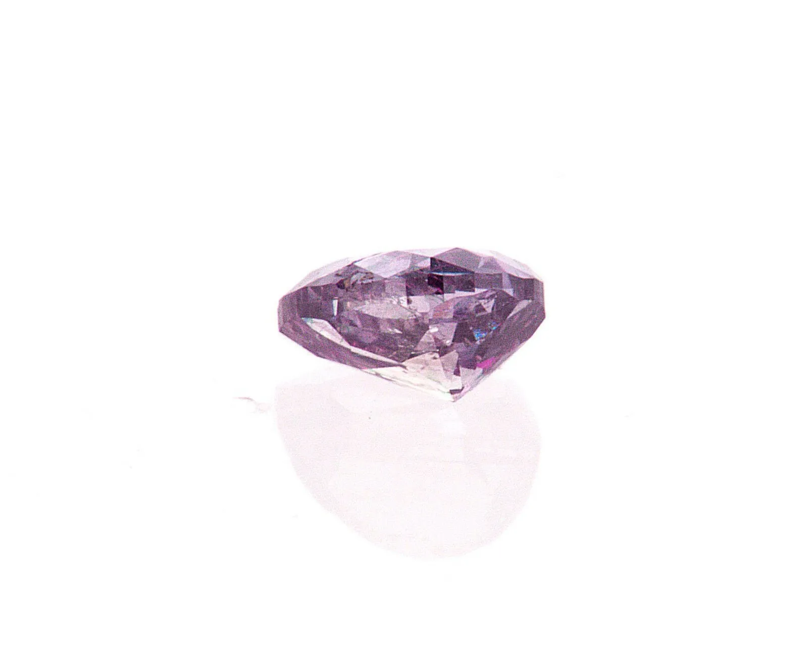 Fancy Purple Pink Color 0.56 CT GIA Certified Natural Loose Diamond Pear Cut