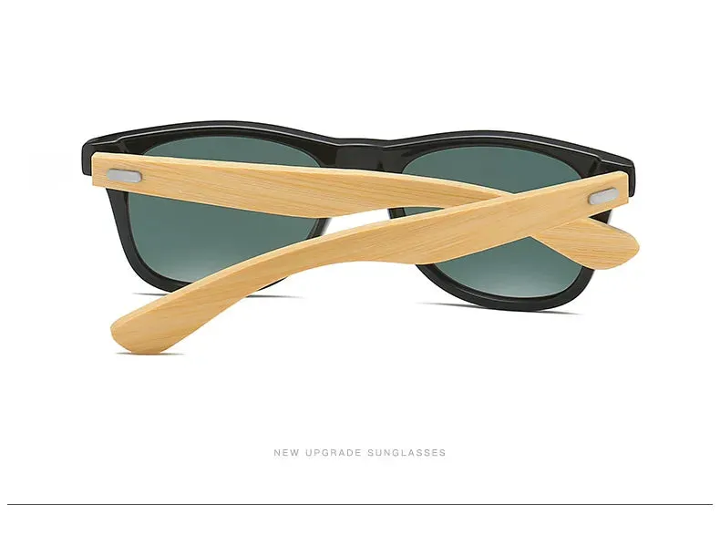 Fashion Wood Men's Ultraviolet Sunglasses Classic Male Driving Riding UV400 Sports Sun Glasses Eyewear Wooden Bamboo Eyeglasses