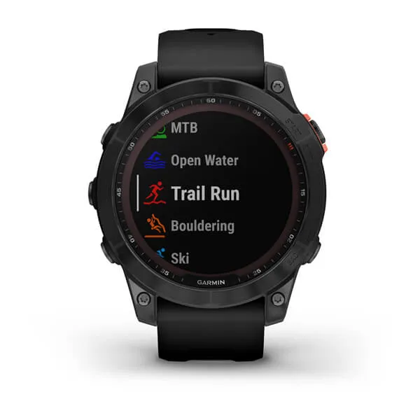 Fenix 7 Solar Slate Gray With Black Band GPS Watch