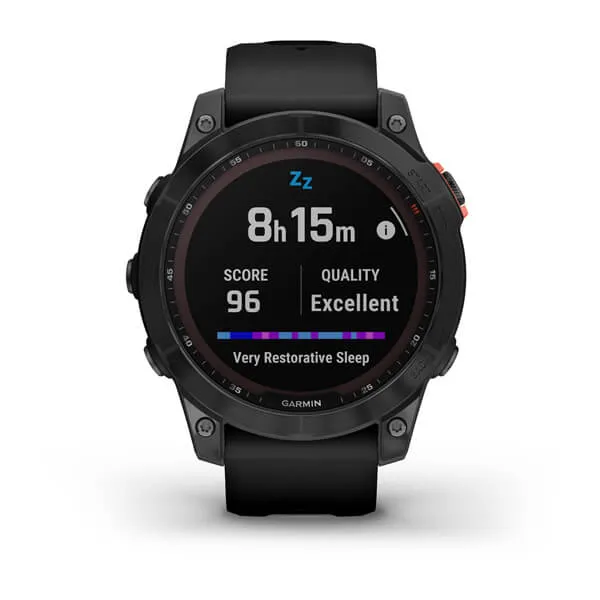 Fenix 7 Solar Slate Gray With Black Band GPS Watch