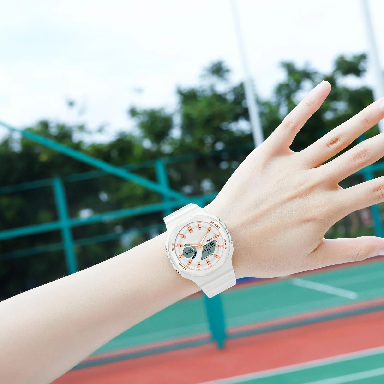 Findtime Black Unisex Watches Digital, Watches for Men Women Waterproof Sports Electronic Men's Wristwatches