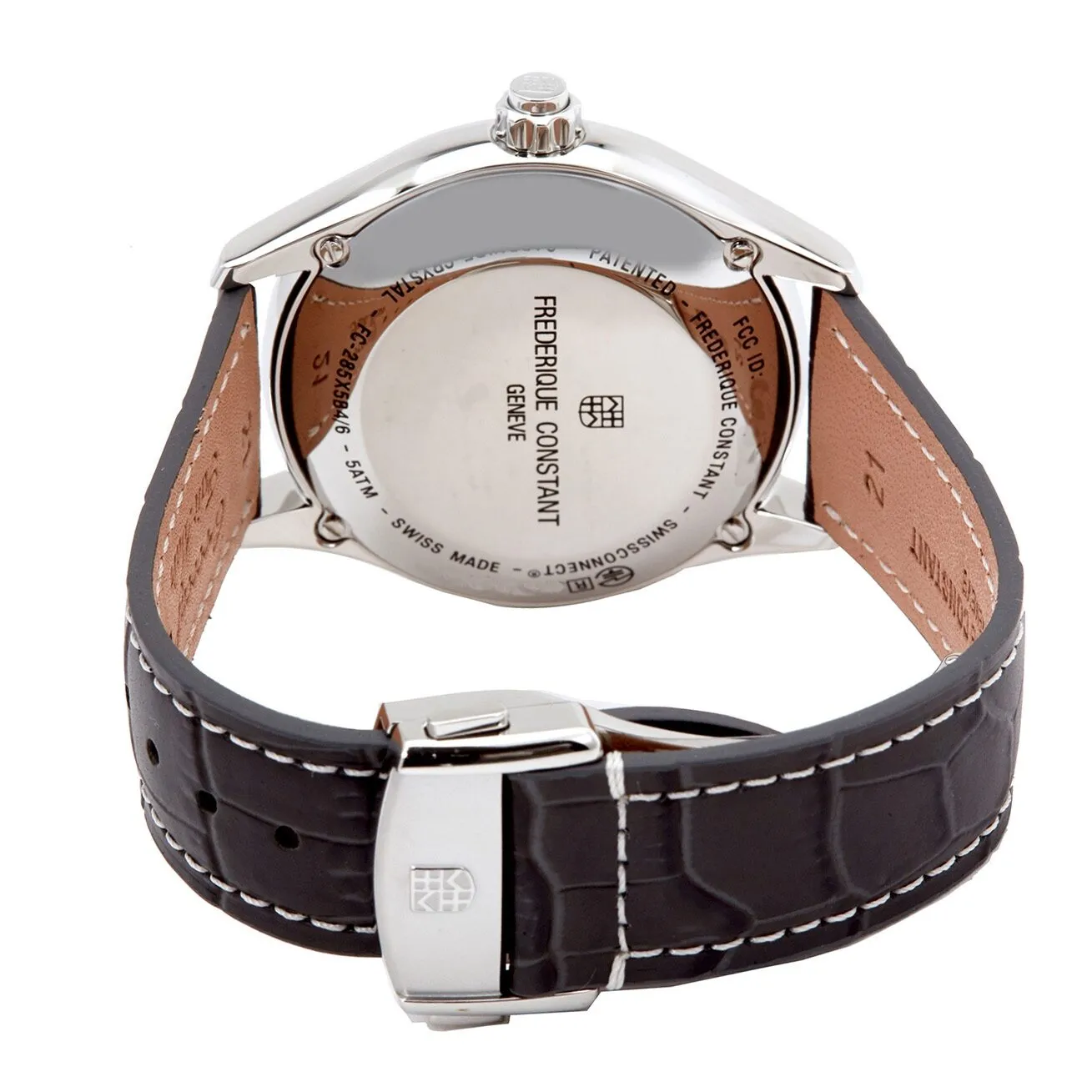 Frederique Constant Horological Smartwatch Quartz White Dial Men's Smart Watch FC-285WB5B6