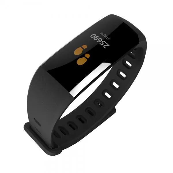 G19 Smart Bracelet Heart Rate Sport Fitness Tracker Active Clock Black