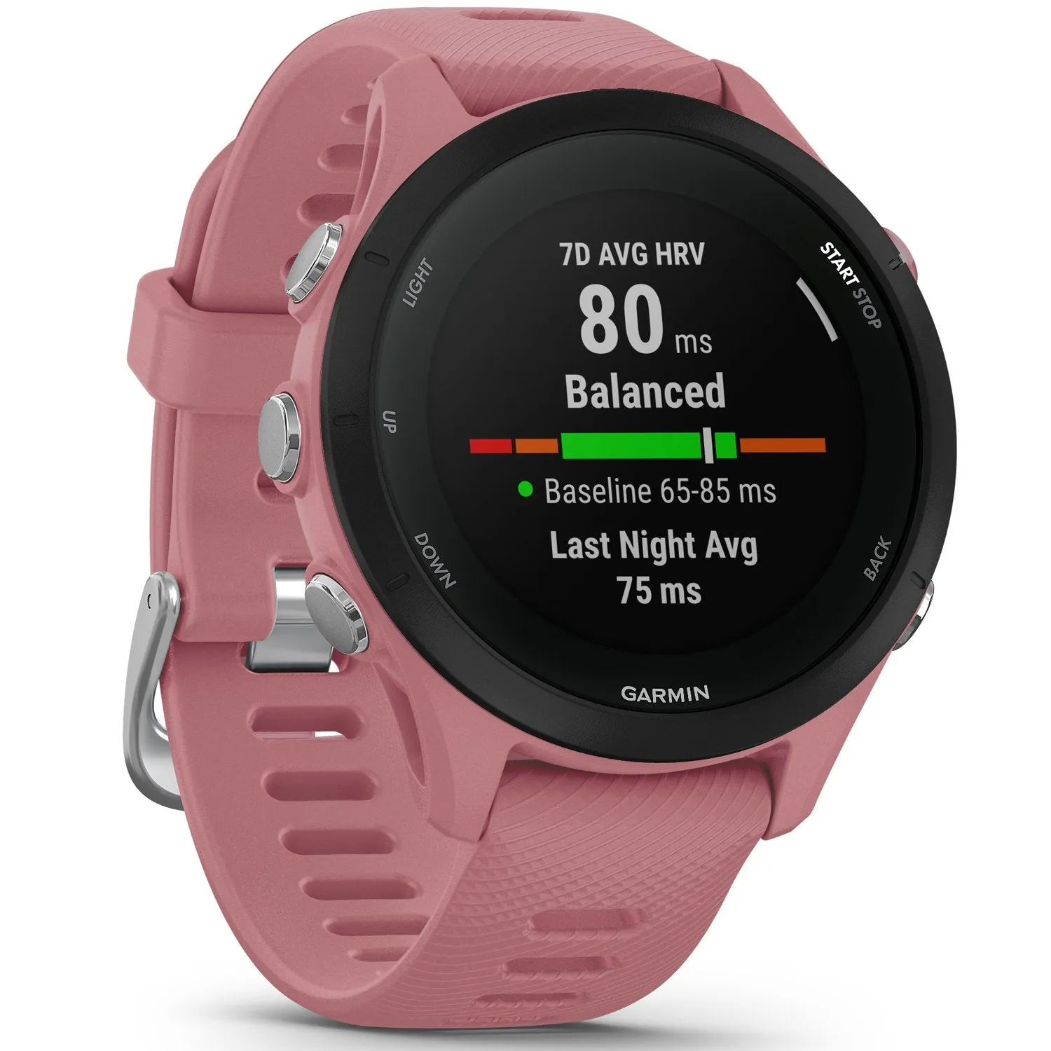 Garmin Forerunner 255S GPS Smartwatch, Light Pink