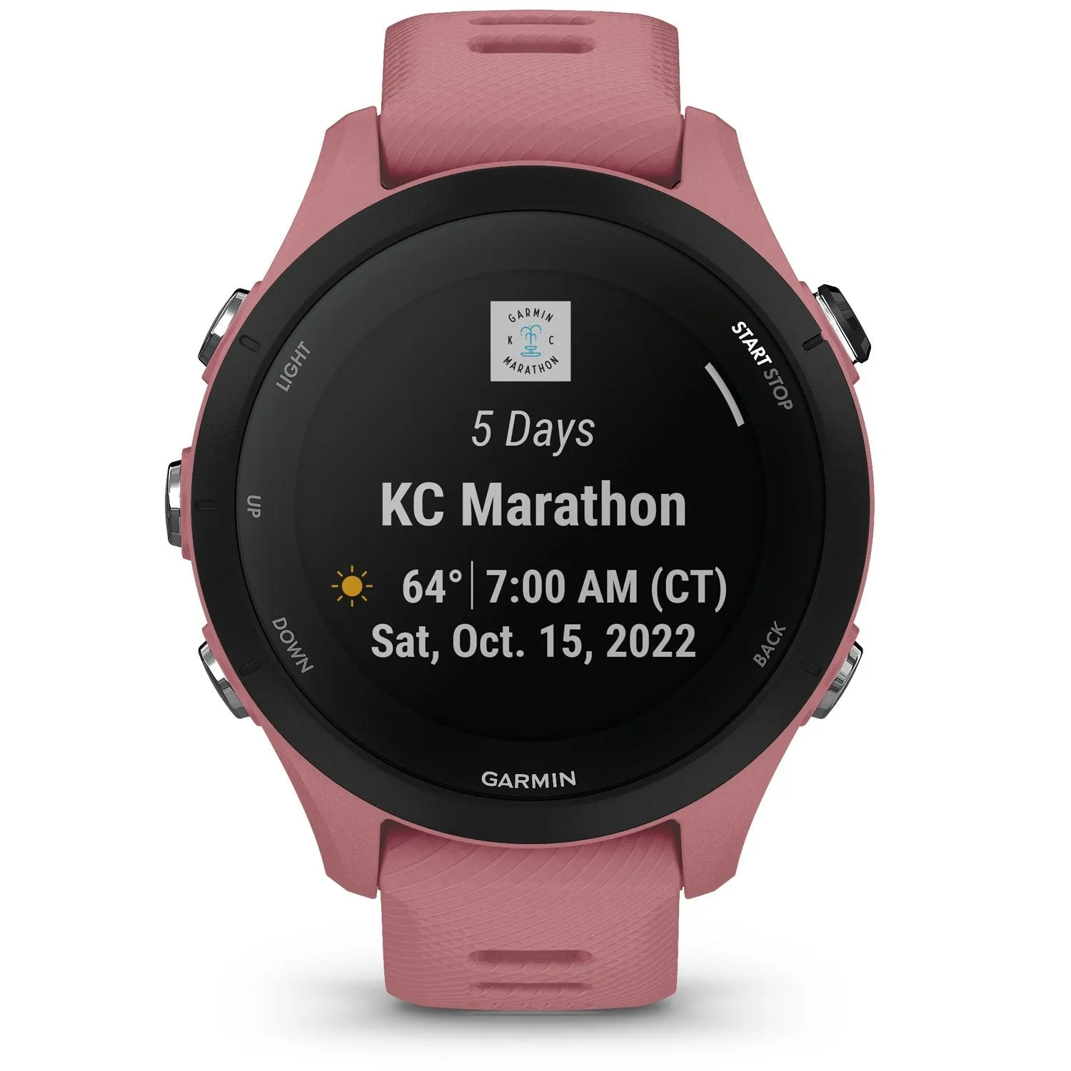 Garmin Forerunner 255S GPS Smartwatch, Light Pink