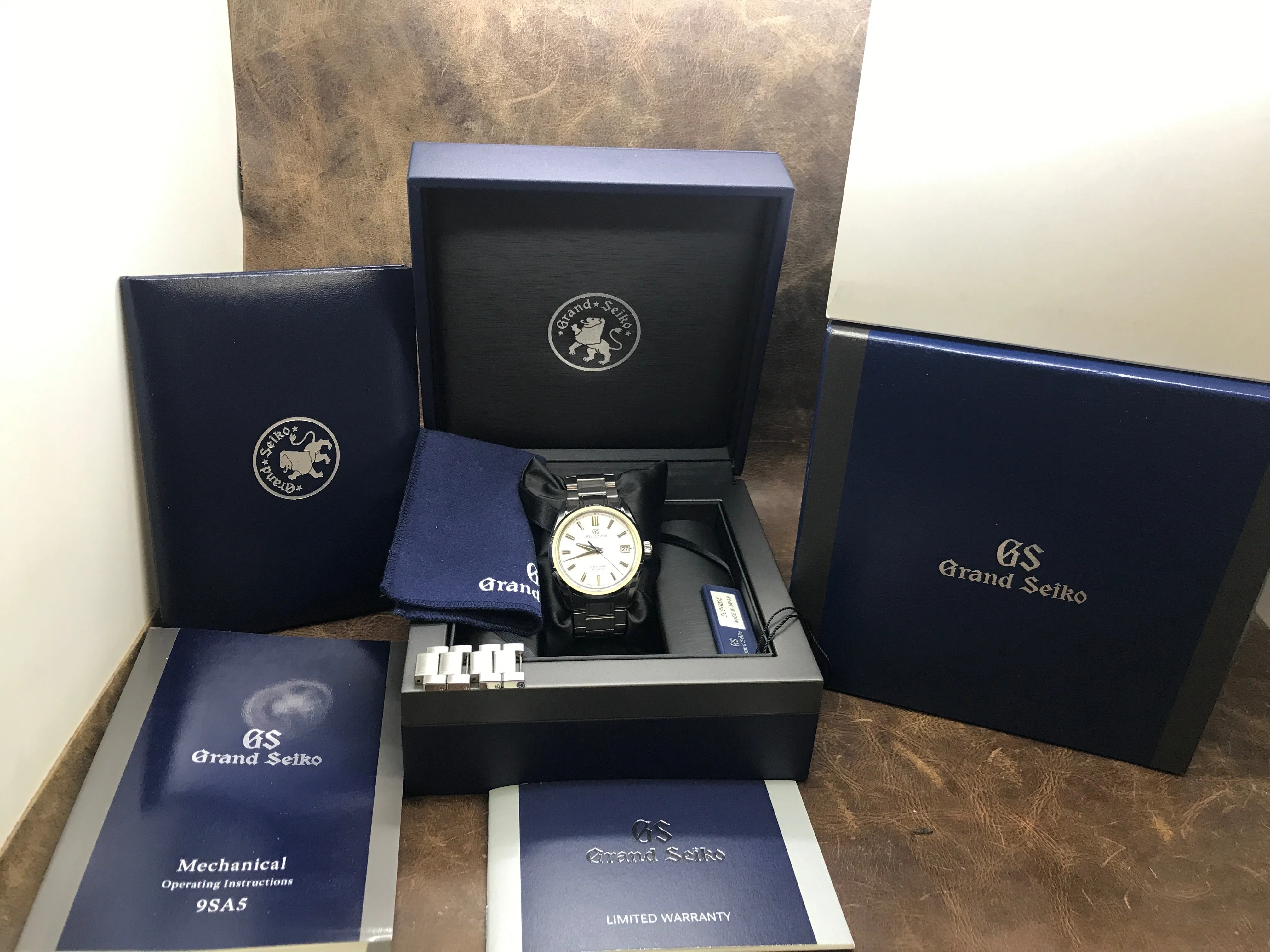 Grand Seiko Heritage Hi-Beat SLGH005 White Birch Dial Automatic Men's Watch