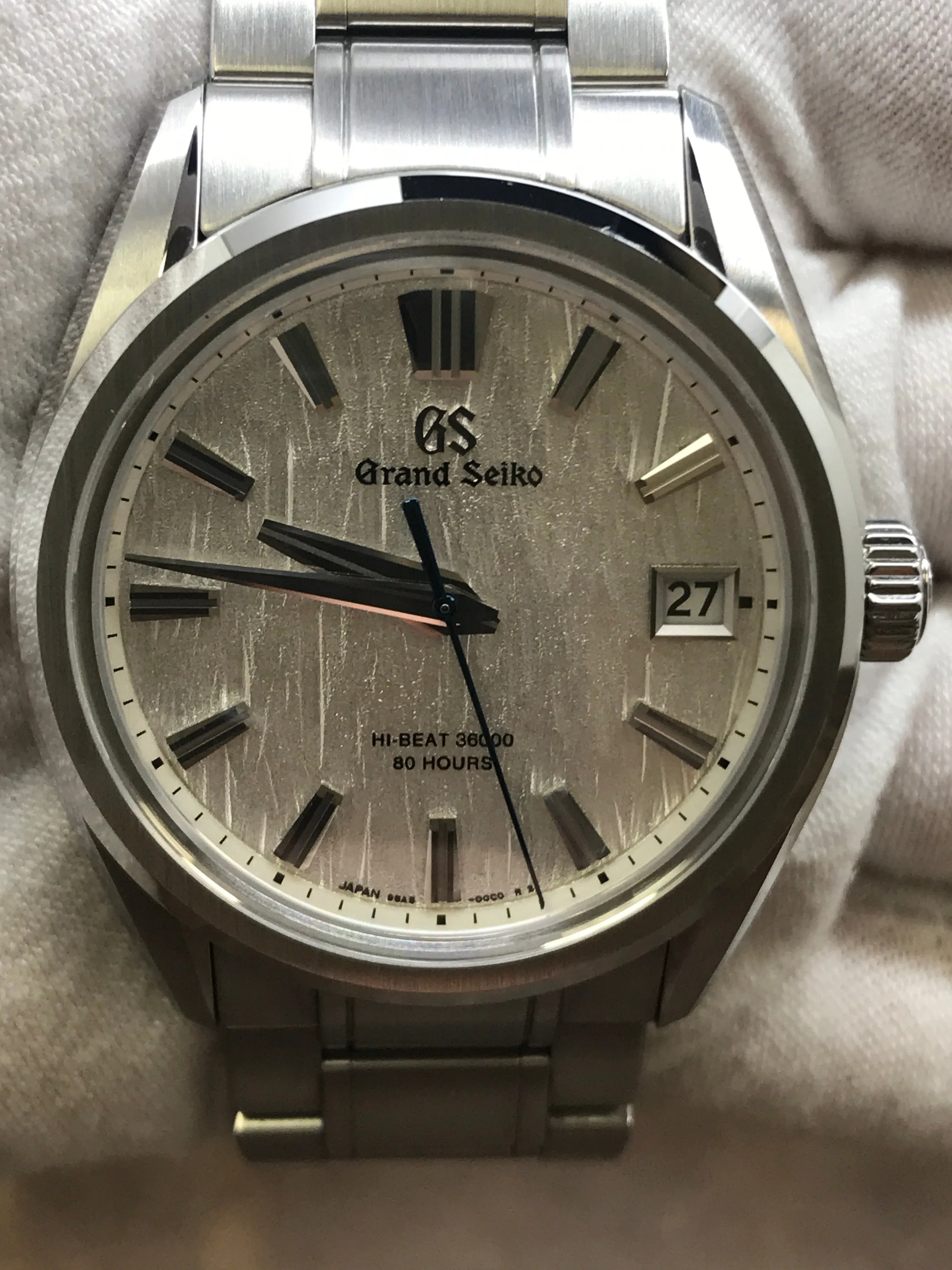 Grand Seiko Heritage Hi-Beat SLGH005 White Birch Dial Automatic Men's Watch