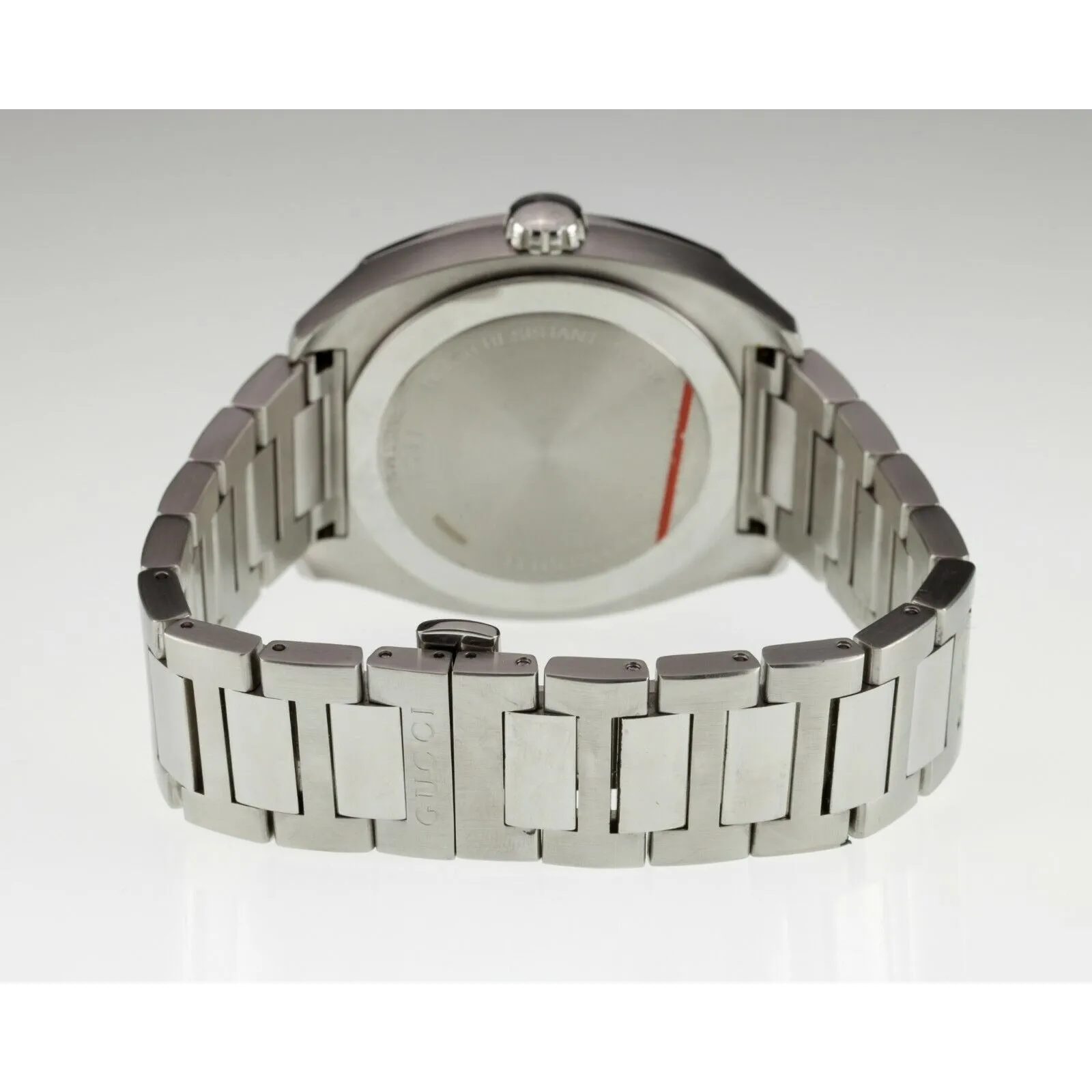 Gucci Men's Stainless Steel Quartz Watch w/ Satin Blue Dial and Date 142.2