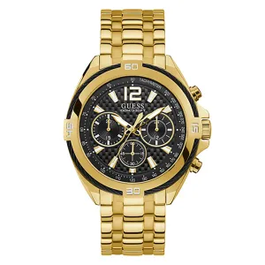 Guess Men's Watch Gold Tone Case Quartz